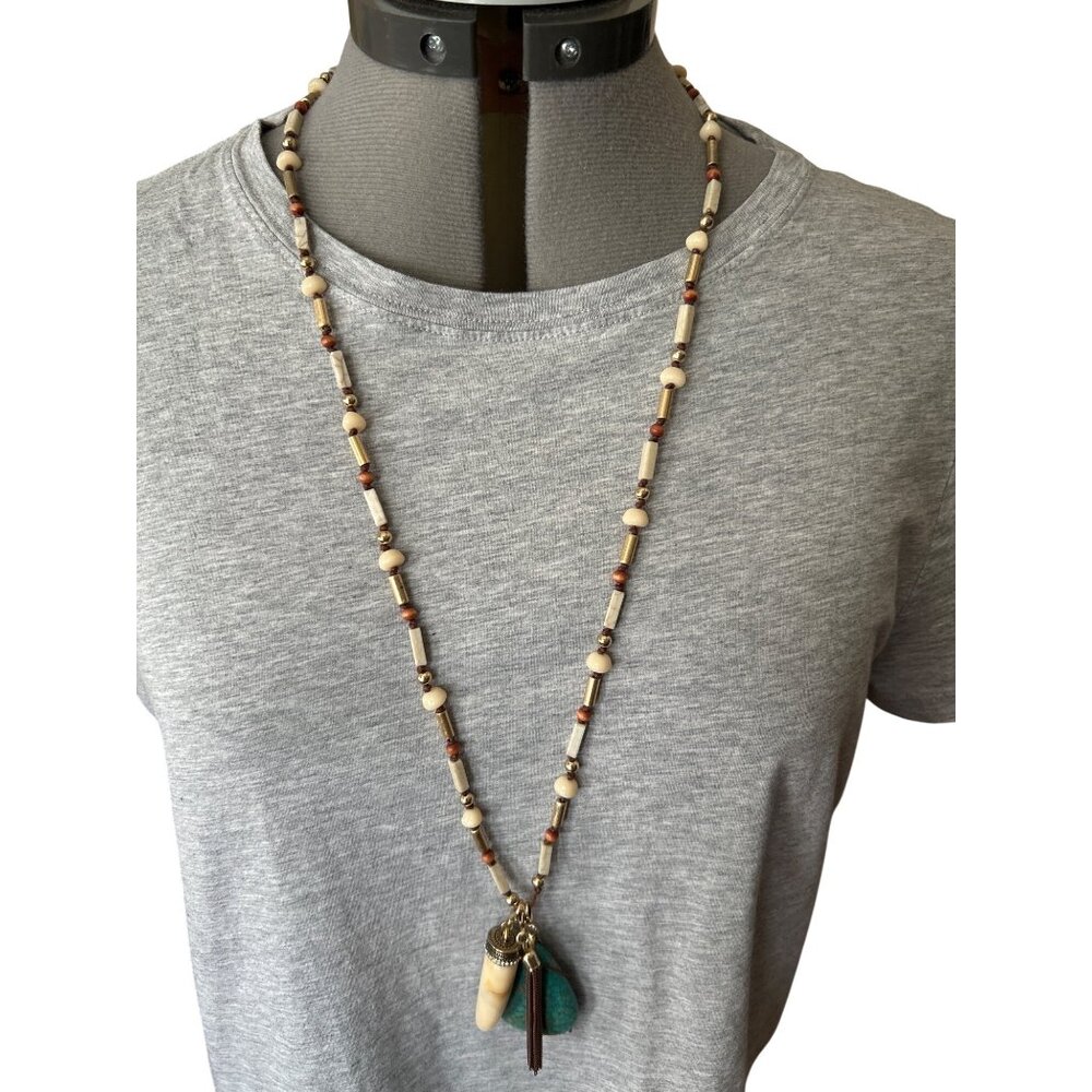 Premier Designs Rustic Diva Necklace With Removable Tassel And Pendants Boho